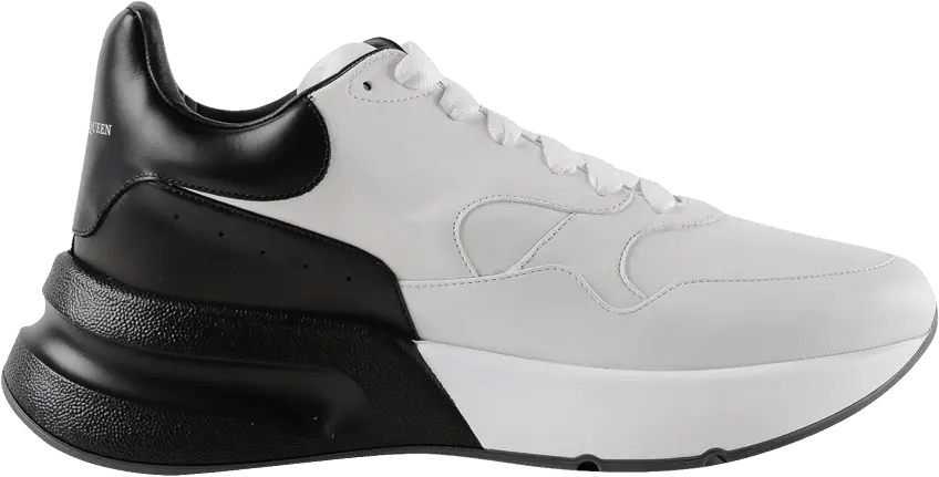  Alexander Mcqueen Alexander McQueen Runner Sneaker &#039;Black White&#039;