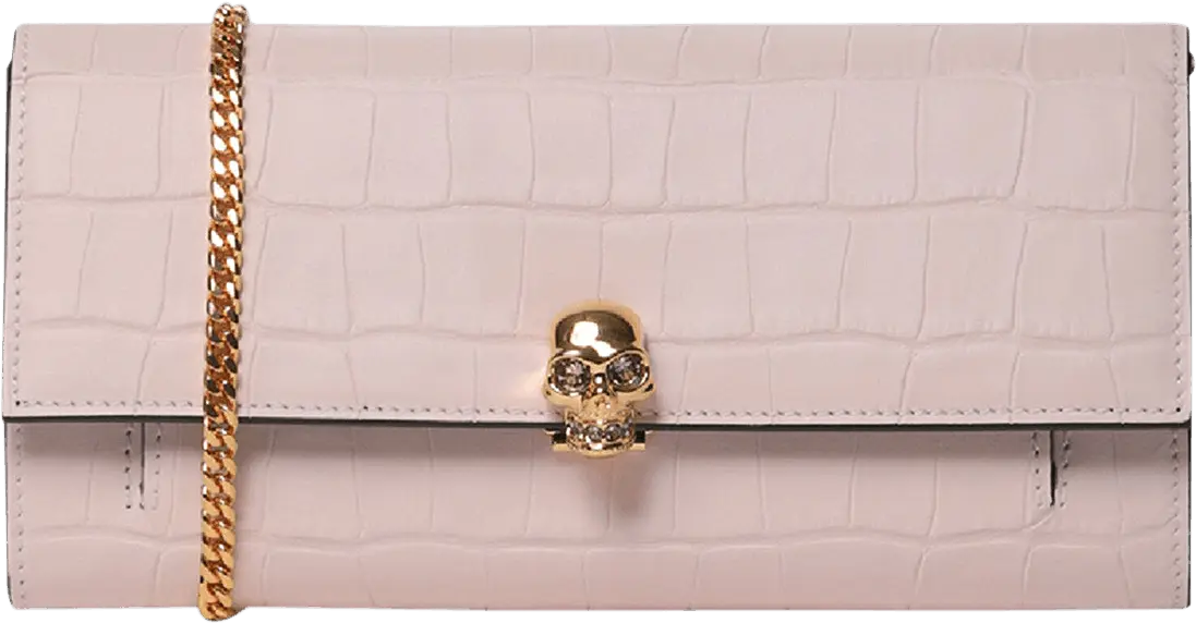  Alexander Mcqueen Alexander McQueen Skull Chain Wallet &#039;Pink&#039;