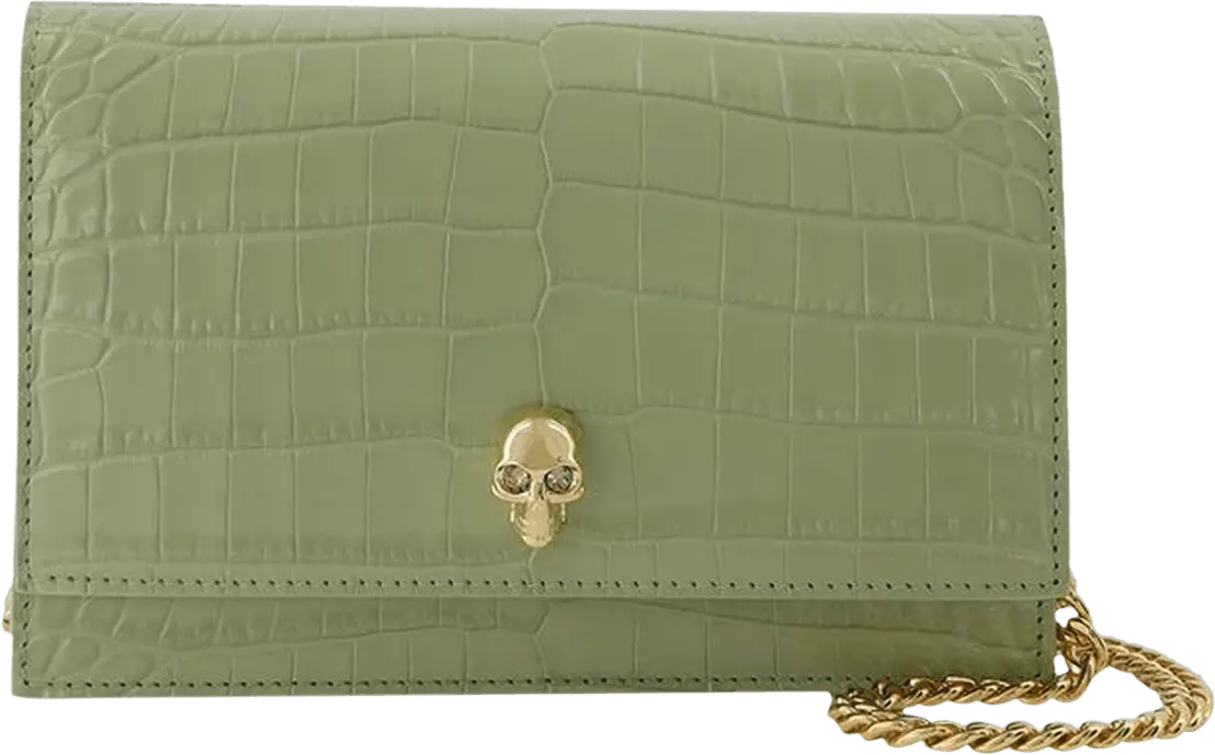  Alexander Mcqueen Alexander McQueen Skull Mini Bag &#039;Green&#039;