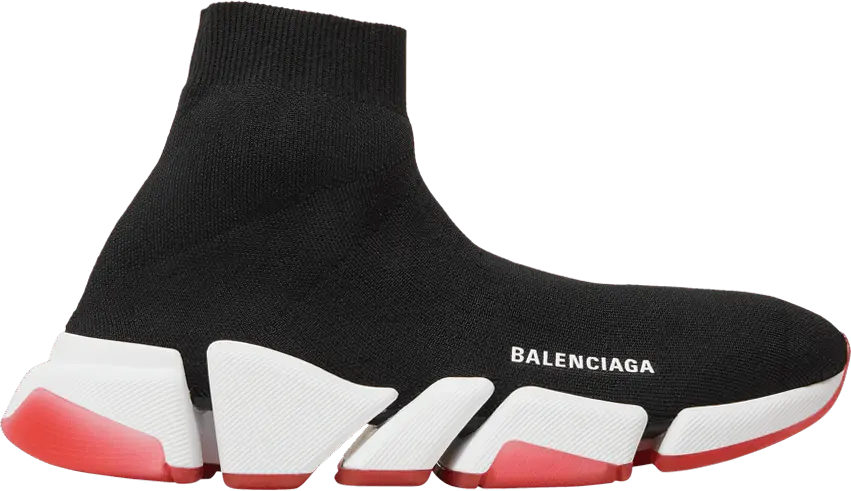  Balenciaga Speed 2.0 Sneaker &#039;Black Red&#039;