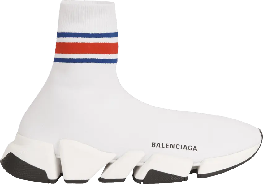  Balenciaga Speed 2.0 Sneaker &#039;White Stripe&#039;