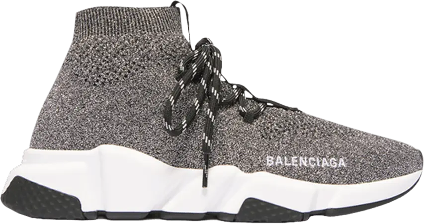  Balenciaga Speed Lace Up Black Cristal (Women&#039;s)