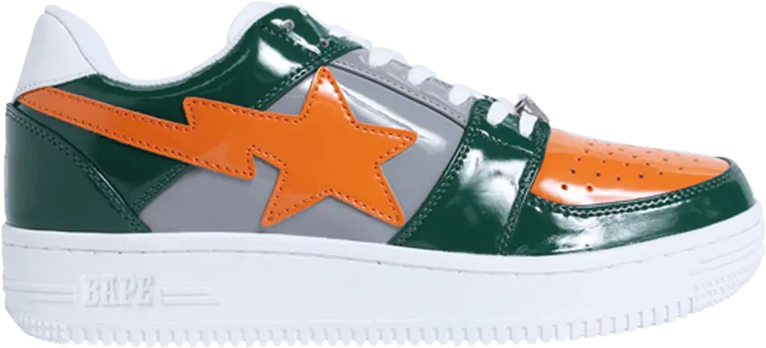  Bapesta Low &#039;Green Orange&#039;