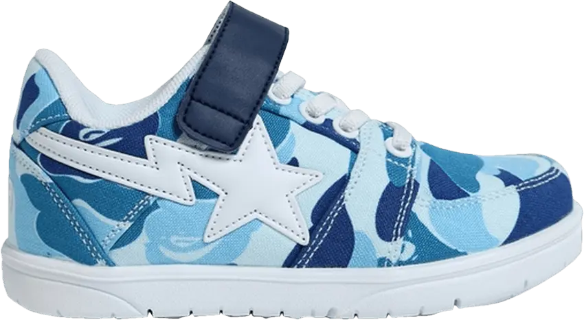  Bapesta Low Kids &#039;Blue ABC Camo&#039;