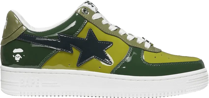  Bapesta Low M1 &#039;Color Camo Combo - Olive Drab&#039;