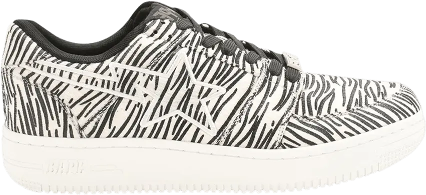  Bapesta Low M2 &#039;20th Anniversary Pack - Zebra&#039;