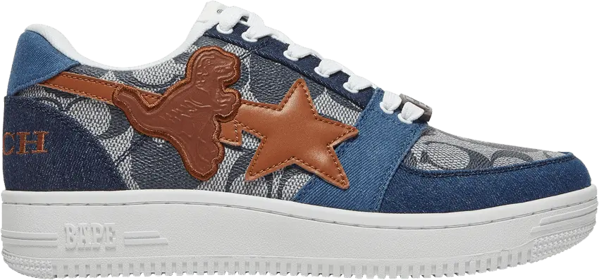  Coach x Bapesta &#039;Denim&#039;