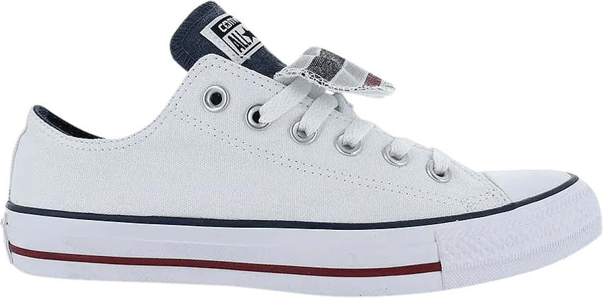  Converse Chuck Taylor All Star Double Tongue Ox &#039;White Navy&#039;