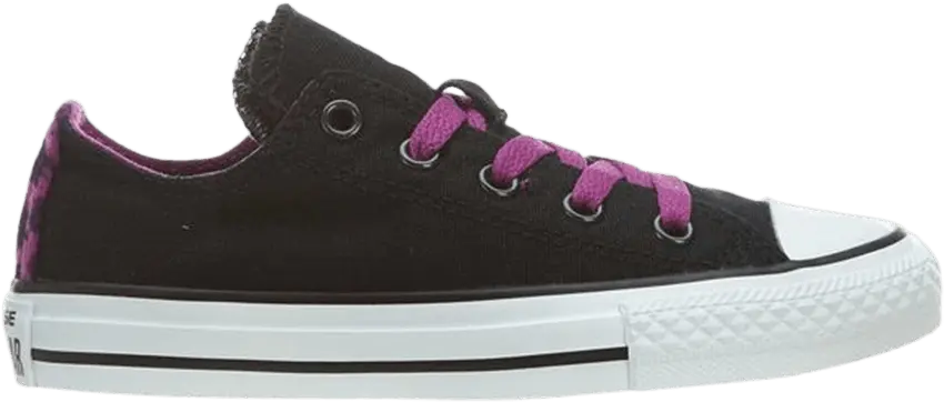  Converse Chuck Taylor All Star Double Tongue Ox GS &#039;Black&#039;