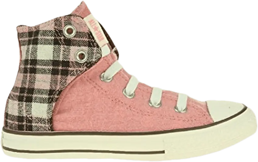  Converse Chuck Taylor All Star Easy Slip High PS &#039;Dark Earth Plaid&#039;