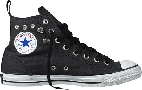  Converse Chuck Taylor All Star Eyelet Destroyed Material Hi &#039;Black&#039;