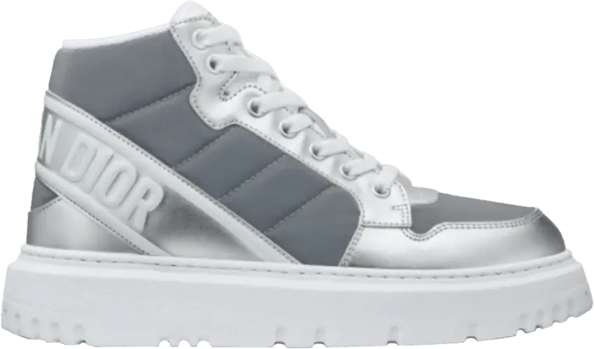  Dior Wmns D-Player &#039;Quilted Nylon - Silver Reflective&#039;