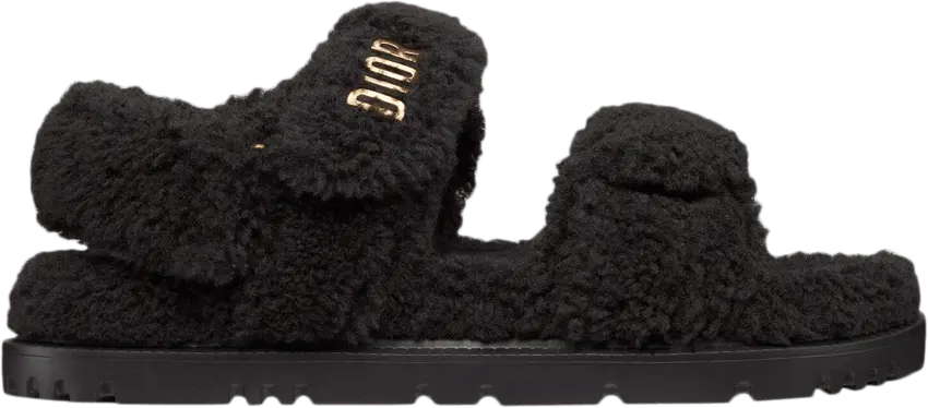  Dior Wmns Dioract Sandal &#039;Black Shearling&#039;