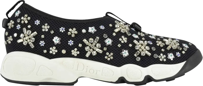 Dior Wmns Fusion &#039;Crystal Embroidery - Noir&#039;