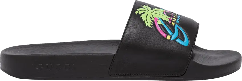  Gucci Pursuit Slide &#039;Hawaii - Black&#039;