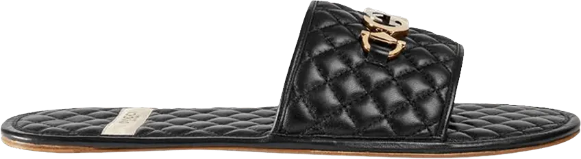  Gucci Quilted Slide &#039;Black&#039;