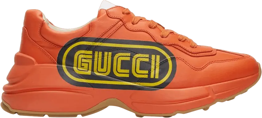  Gucci Rhyton Print &#039;Deep Orange&#039;