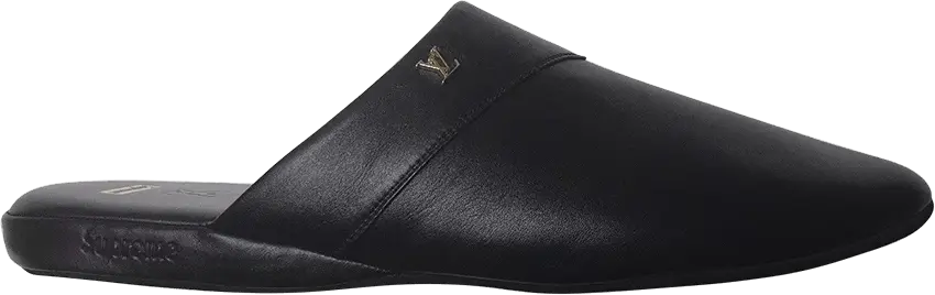 Supreme x Louis Vuitton Hugh Slippers &#039;Black&#039;