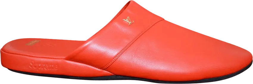 Supreme x Louis Vuitton Hugh Slippers &#039;Red&#039;