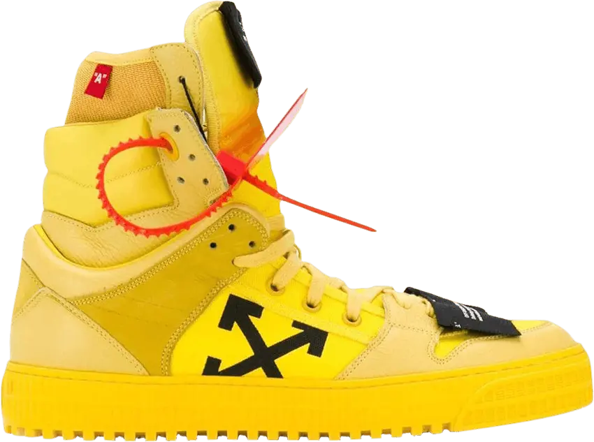 Off-White Off-Court High &#039;Yellow&#039;
