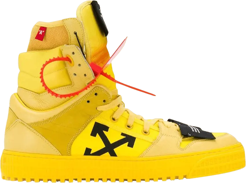  Off-White Off-Court High &#039;Yellow&#039;