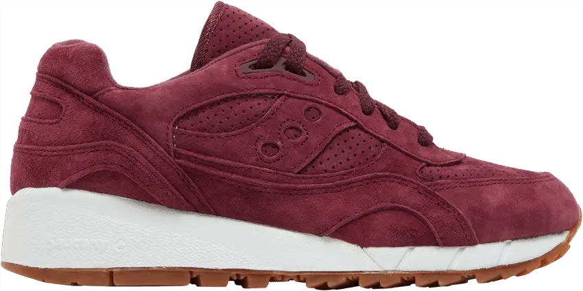  Saucony Shadow 6000 Burgundy Suede (Packer Shoes)