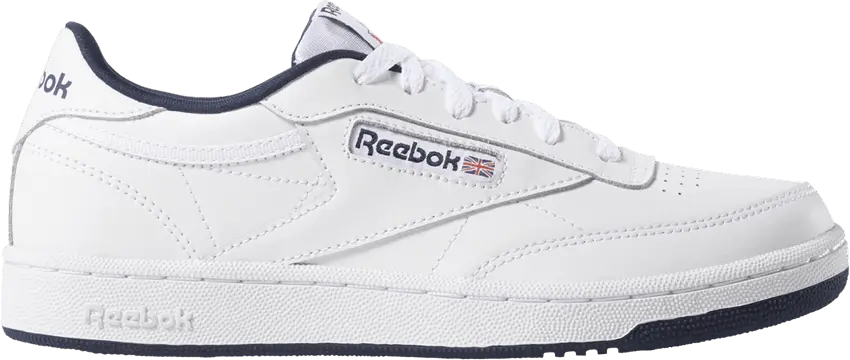  Reebok Club C Big Kid &#039;White Navy&#039;