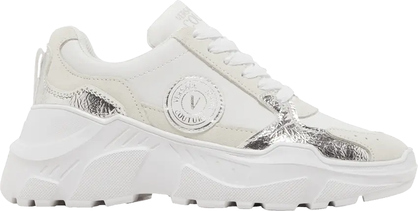 Versace Wmns Speedtrack Sneaker &#039;V-Emblem - White Silver&#039;