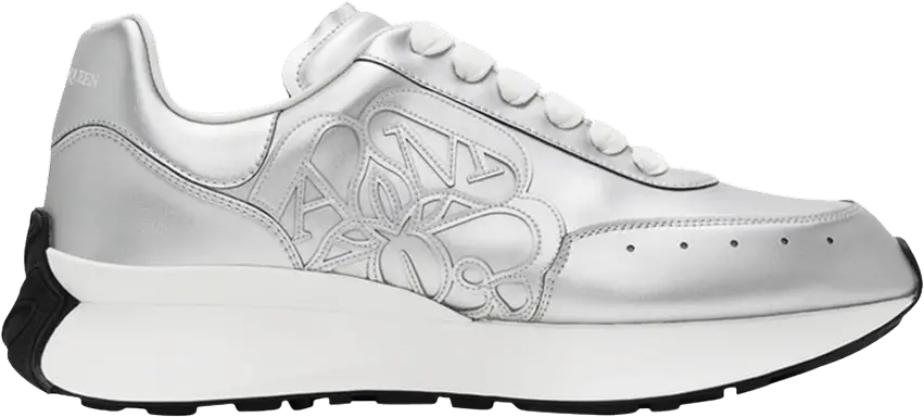  Alexander Mcqueen Alexander McQueen Sprint Runner &#039;Silver&#039;