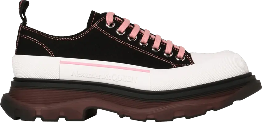  Alexander Mcqueen Alexander McQueen Tread Slick &#039;Black Blossom Pink&#039;