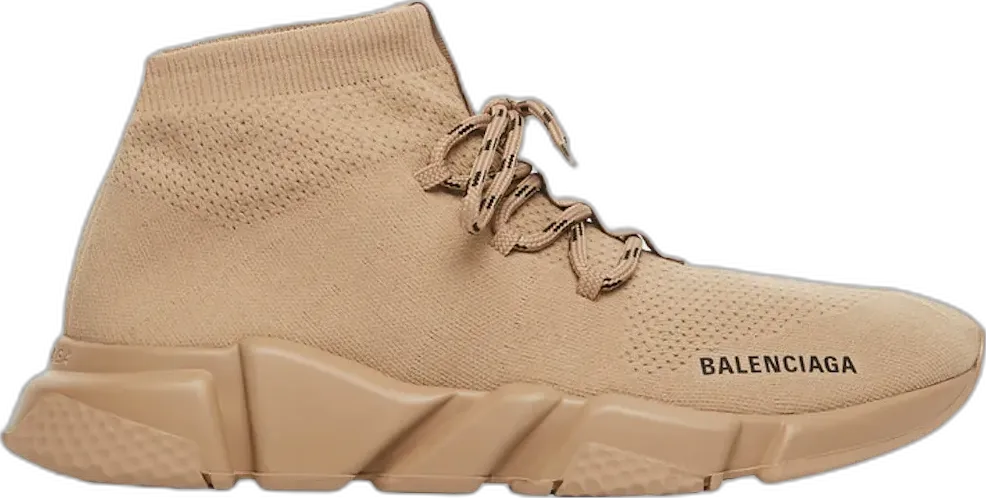 Balenciaga Speed Lace Up Triple Beige