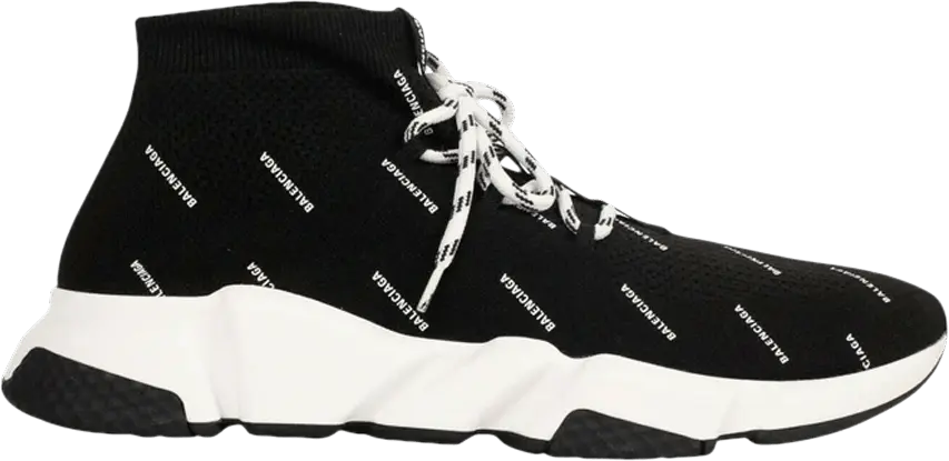  Balenciaga Speed Lace-Up &#039;All Over Print - Black&#039;