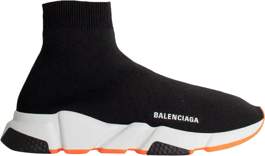  Balenciaga Speed Sneaker &#039;Black Fluo Orange&#039;