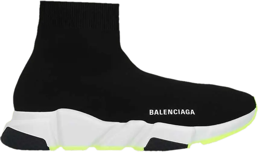  Balenciaga Speed Sneaker &#039;Black Fluo Yellow&#039;