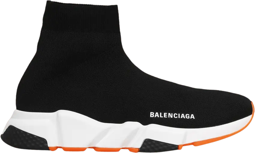  Balenciaga Speed Sneaker &#039;Black Orange Fluo&#039;