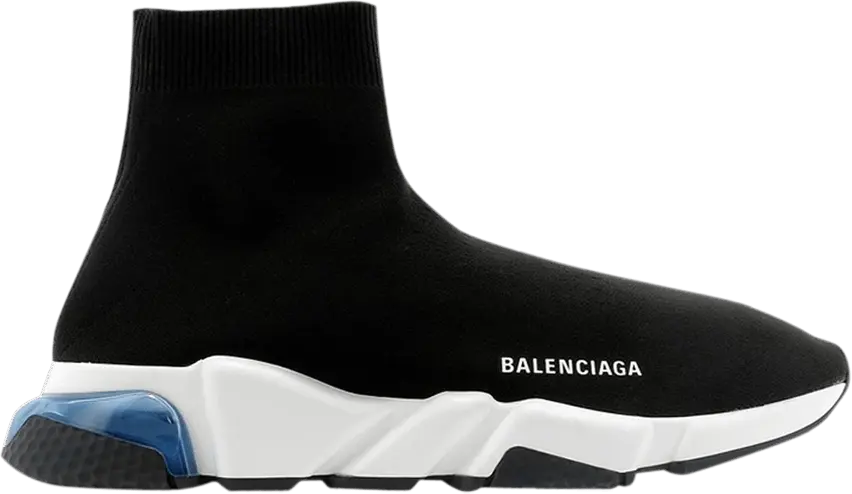  Balenciaga Speed Sneaker &#039;Clear Sole - Black Blue&#039;