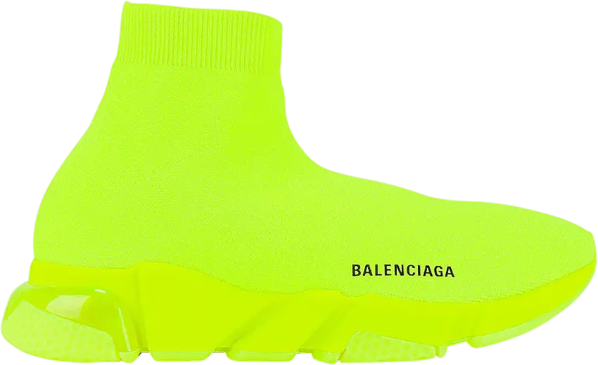  Balenciaga Speed Sneaker &#039;Clearsole - Fluo Yellow&#039;