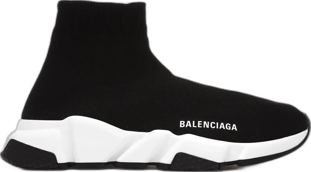 Balenciaga Speed Sneaker Black White Sole (Women&#039;s)