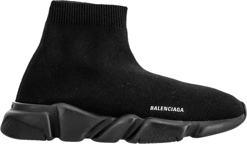  Balenciaga Speed Sneaker Kids &#039;Black&#039;