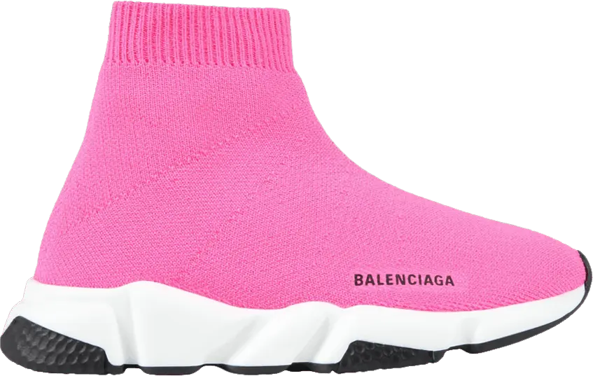  Balenciaga Speed Sneaker Kids &#039;Fluo Pink&#039;