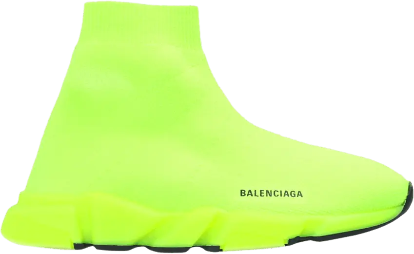  Balenciaga Speed Sneaker Kids &#039;Fluo Yellow&#039;