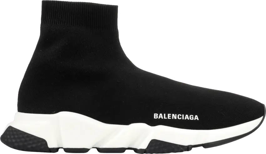  Balenciaga Speed Trainer &#039;Black White&#039; 2017