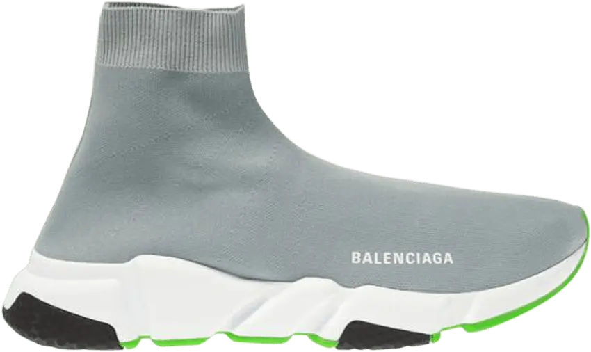  Balenciaga Speed Trainer &#039;Grey Green&#039;