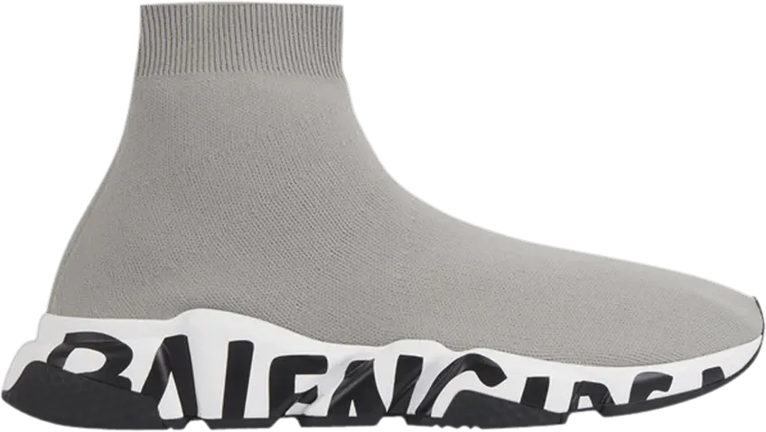  Balenciaga Speed Trainer &#039;Midsole Graffiti - Grey&#039;