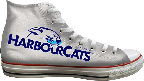  Converse Chuck Taylor All Star Hi &#039;Harbourcats Logo White&#039;