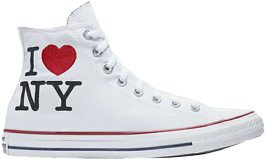  Converse Chuck Taylor All Star Hi &#039;I Love NY&#039;