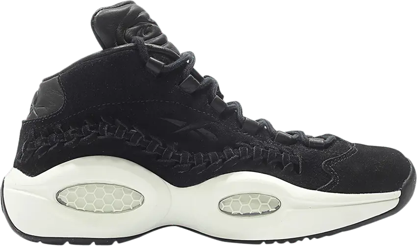  Reebok Question Mid Hall of Fame Black Braid