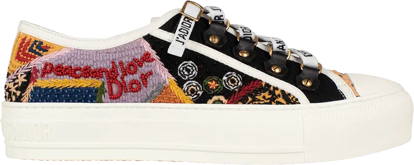  Dior Wmns Walk&#039;N&#039;Dior Embroidered Low &#039;Patches&#039;