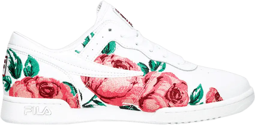 Fila Wmns Original Fitness Embroidery &#039;White Desert Flower&#039;
