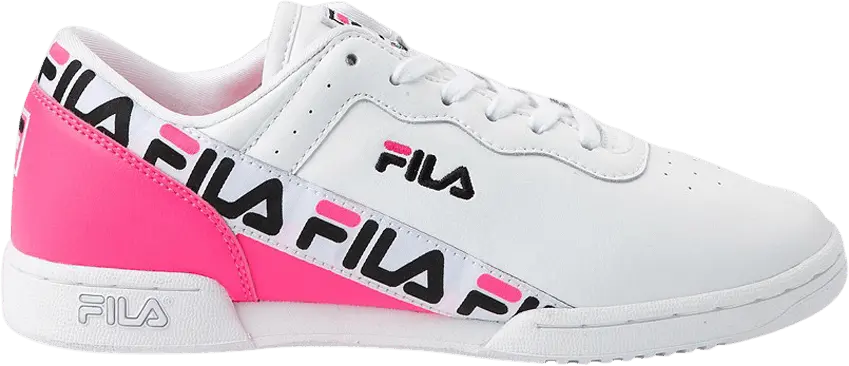  Fila Wmns Original Fitness Tape &#039;White Pink&#039;